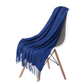 Clarissa Damita Fall Scarf (Color: Navy)